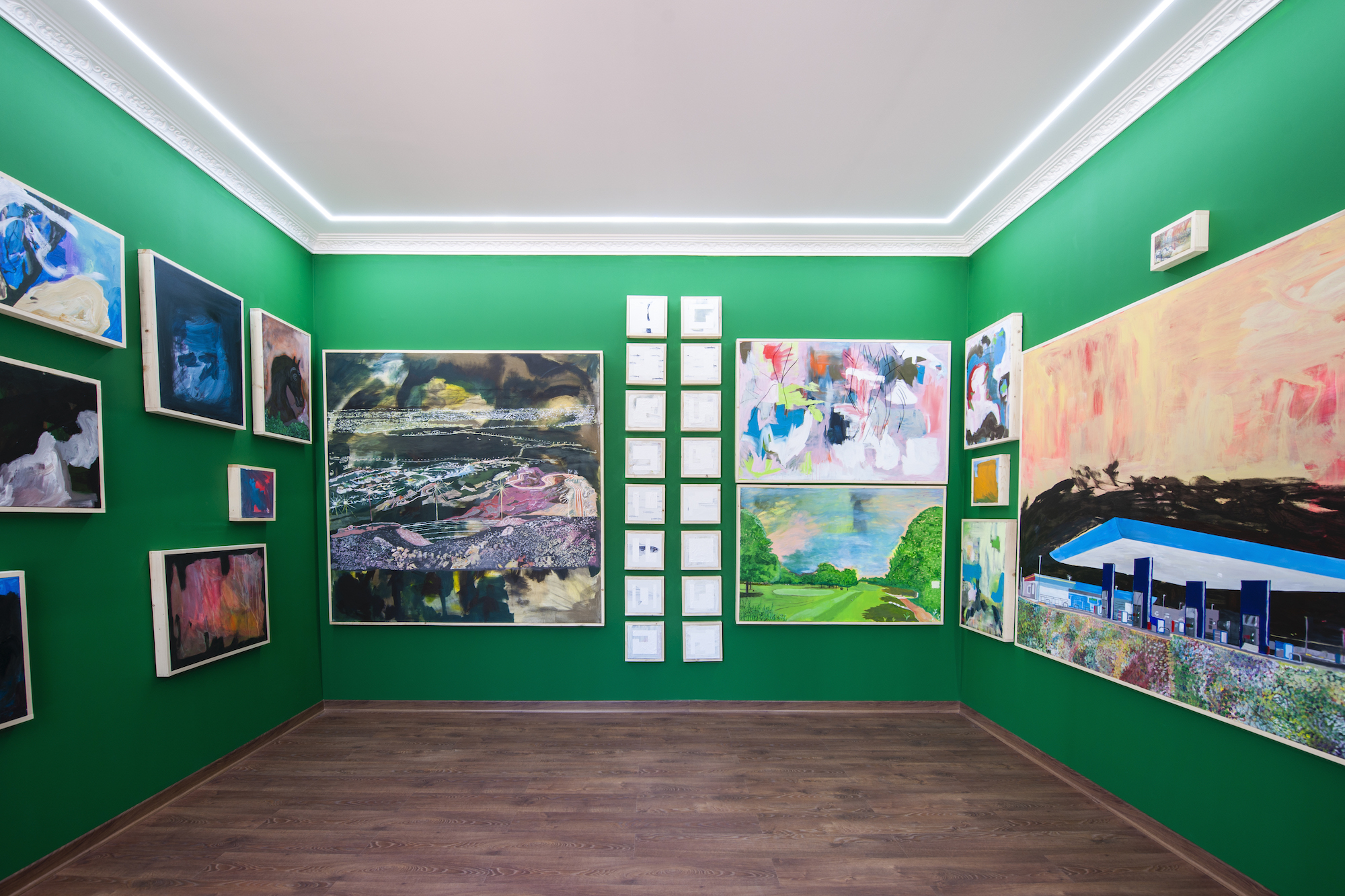 Versailles, 2019. Installation of 52 artworks. Hashel Al Lamki