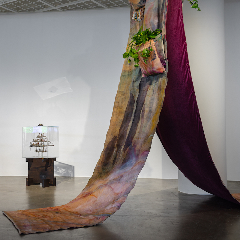 Oraphelase, 2024, Hashel Al Lamki. At the exhibition Undo Planet, 2024, Art Sonje Center. Images courtesy of Ahina Archive.